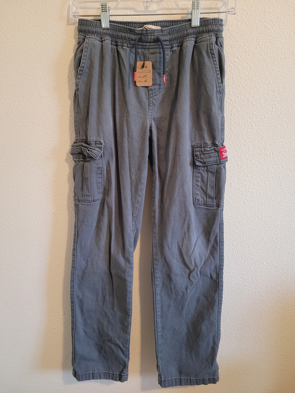 Levi's Boys Gray Cargo Pants #308